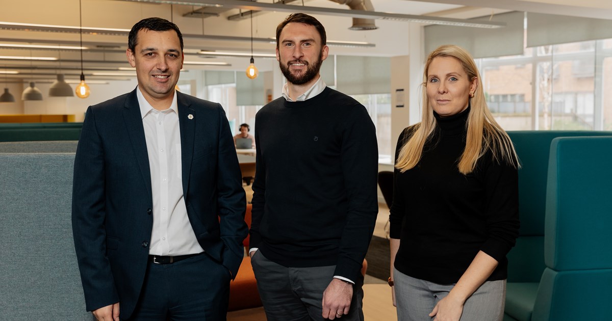 Left to Right: Paul Deighton, Matt Robinson, Alison Powell