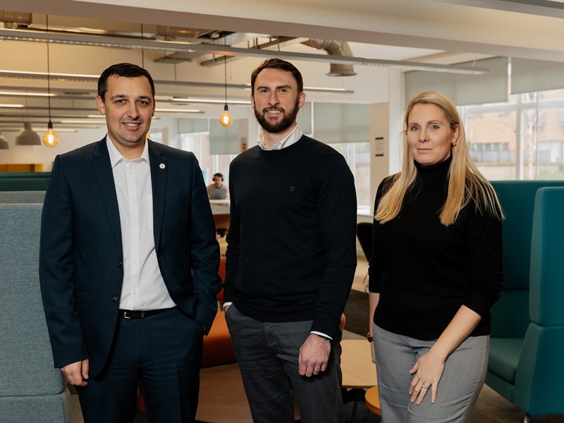 Left to Right: Paul Deighton, Matt Robinson, Alison Powell